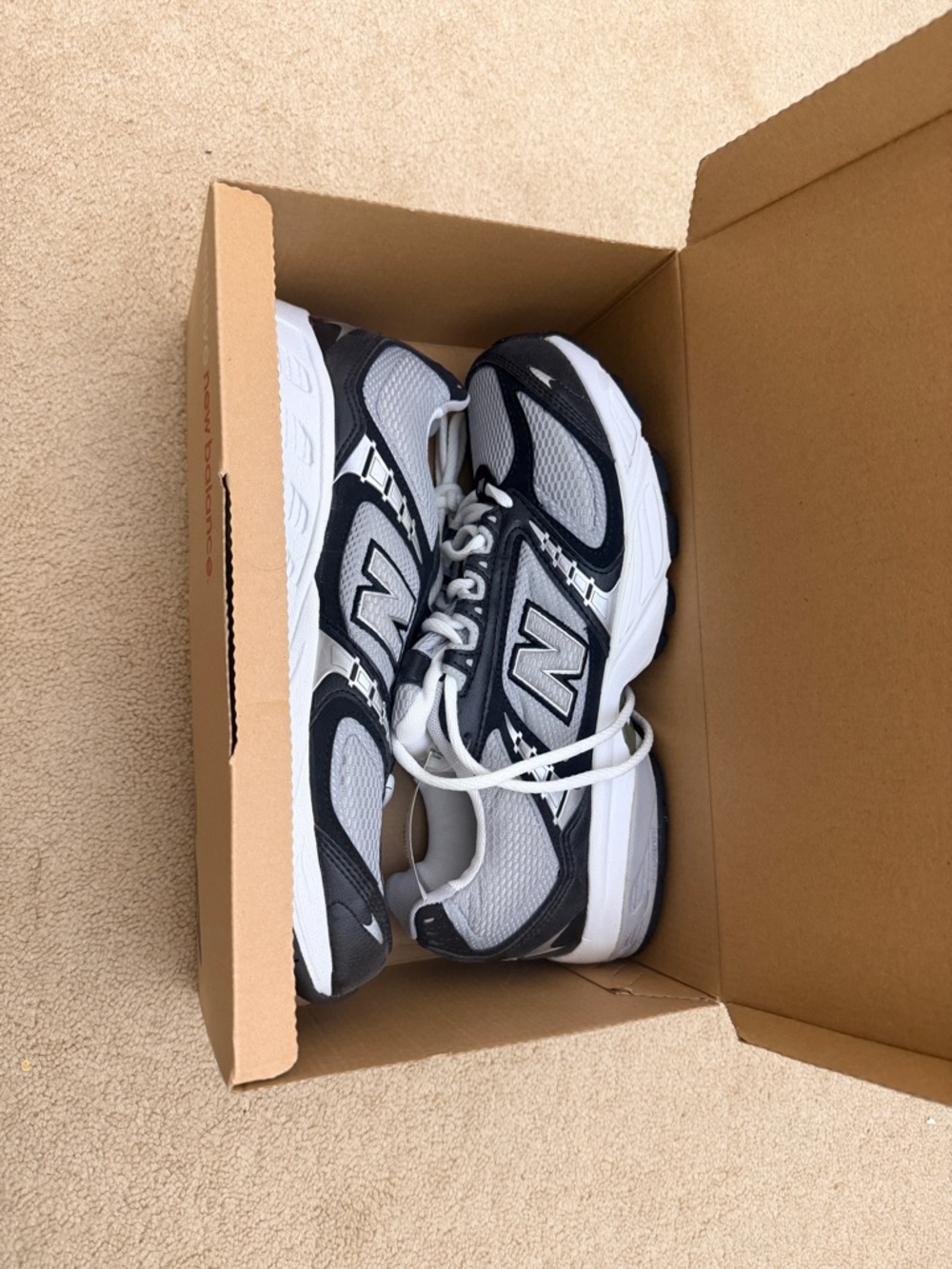 New Balance Kids Black & Gray Mesh Lace-Up Sneakers